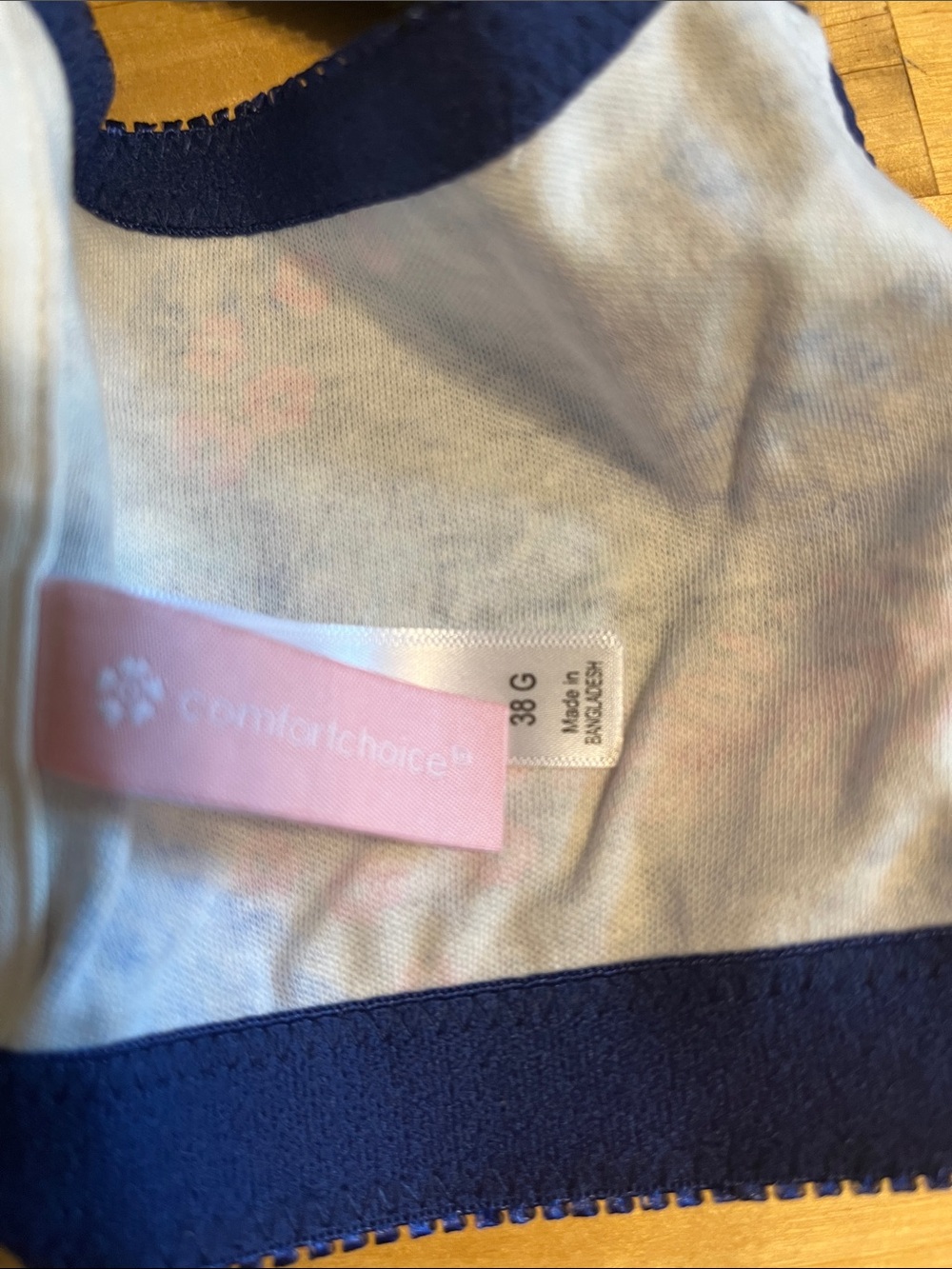 Catherine’s Comfort Choice Floral Front-Close Support Bra NWOT and 100% cotton - Picture 5 of 11